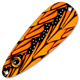 Блесна Pelican Flutter Trolling Spoon Orange Monarch