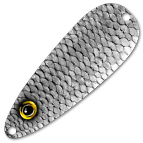 Блесна Pelican Flutter Trolling Spoon Silver Shinner
