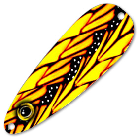 Блесна Pelican Flutter Trolling Spoon Yellow Monarch