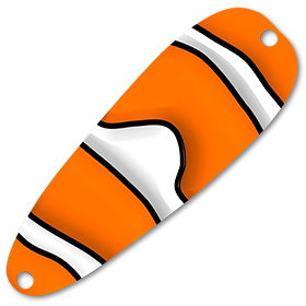 Блесна Pelican Jigging Spoon Orange White Clown