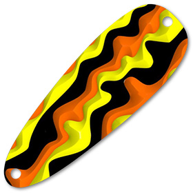 Блесна Pelican Jigging Spoon Orange Yellow Black Wave