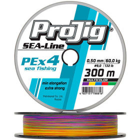 Шнур ProJig Sea Line #7.5 300м 0.45мм (Multicolor)