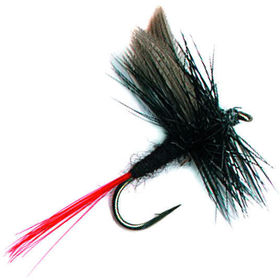 Мушка PFG Black Gnat №12 Red Tail (D025RT)