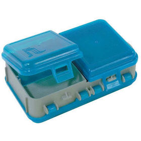 Коробка Plano 171301 Sidekick Sml MTLGray/Cyancovers (13.3x8.3x3.8см)
