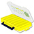Коробка для приманок Pontoon 21 двусторонняя LCB #100 (желтая)