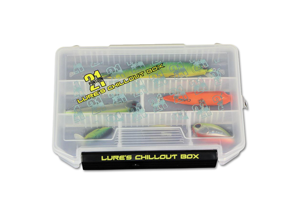 Коробка для приманок Pontoon 21 Lures Chillout Box (прозрачная/верх прозрачный)