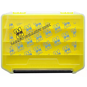 Коробка для приманок Pontoon 21 Lures Chillout Box 255x190x28мм (желтая/верх прозрачный)