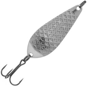 Блесна Premier Атом М (10г) 04 серебро чешуя