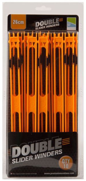 DOUBLE SLIDER WINDERS ORANGE Набор мотовил (10шт x 26см) оранжевые