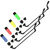 Набор сигнализаторов Prologic SNZ Chubby Long Swing Indicator Set 4 Rods