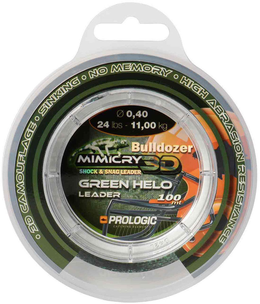 Шок-лидер Prologic Mimicry Green Helo Leader 100м 0.60мм (зеленый)