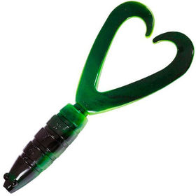 Мягкая приманка Quantum-Manns Twinler (20 см) 05-Black UV-Tail