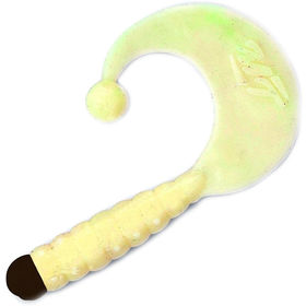Твистер Quantum Magic Trout Curly B-Bobbles запах сыра (3.5см) Natural (упаковка - 10шт)