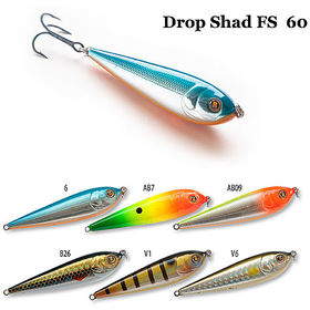 Воблер Raiden Drop Shad 60FS (14г) AB09