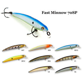 Воблер Raiden Fast Minnow 70SP (4г) AB12