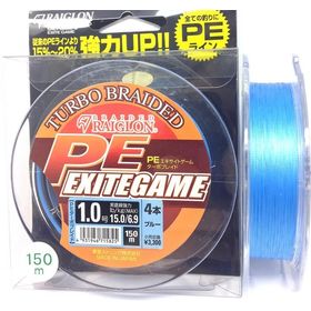 Леска плетеная Raiglon Pe Exitegame 4x #1.0 150 м Blue