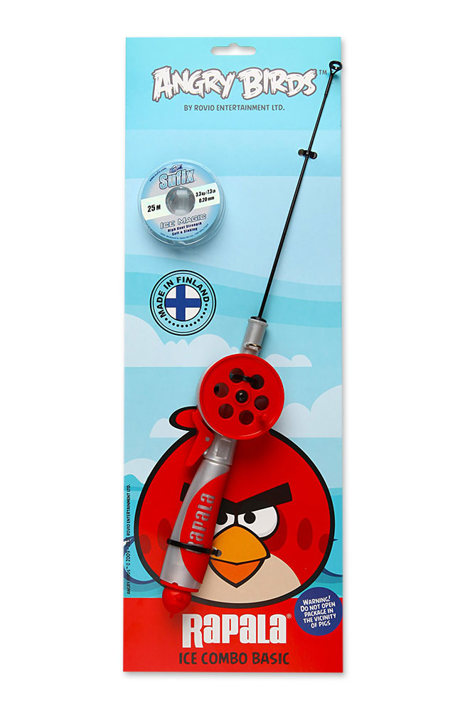 Набор для зимней рыбалки Rapala Angry Birds Ice Combo Basic