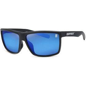 Очки поляризационные Rapala Rockfish Matte Black Blue Mirror