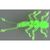 Резина Microkiller-10108 Веснянка, цвет зеленый флюо. 35мм (8шт)