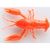 Резина Microkiller-10203 Рачок, цвет морковный 40мм (6шт)