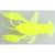 Резина Microkiller-10207 Рачок, цвет лайм флюо. 40мм (6шт)