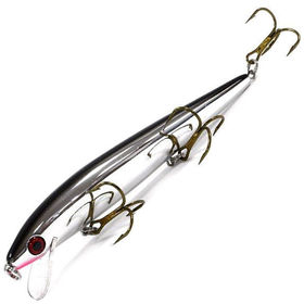 Воблер Rebel Minnow F20 (10г) Silver/Black