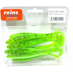 Приманка Reins Rockvibe Shiner 4 (10.1 см) B85-Ch Pepper / Glow Melon (упаковка - 8шт)