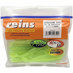 Силиконовая приманка Reins Rockvibe Shad 3 (7.5см) L12 (упаковка - 15шт)