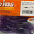 Силиконовая приманка Reins Curly Shad 3.5 (9см) 567-Lilac Silver&Blue Flake (упаковка - 14шт)