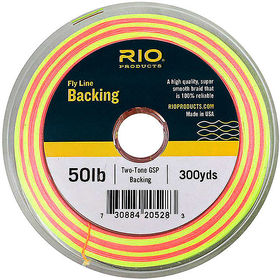 Бэкинг Rio Two Tone Gel Spoon Backing 50lb/500yd Red/Yellow