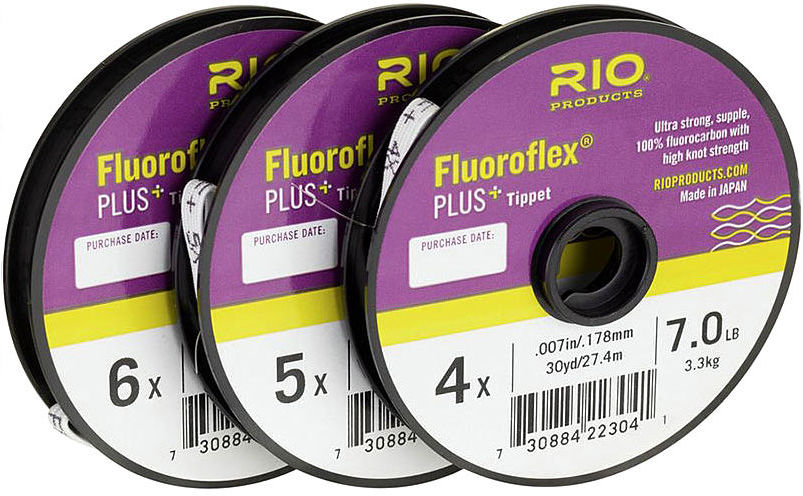 Поводковый материал Rio Fluoroflex Plus Tippet 3-pack 30yd, 3X-4X-5X, 8.5-5lb/3.8-2.3кг