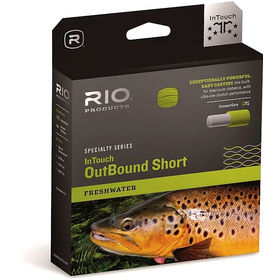 Шнур Rio Intouch Freshwater Outbound Short WF10F/I, Gray/Ivory/Green