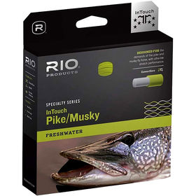 Шнур Rio InTouch Pike/Musky WF10F, Moss/Yellow