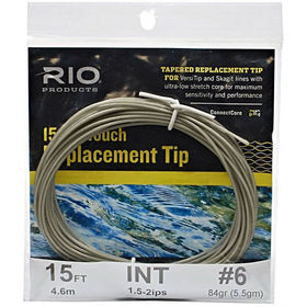Сменный конец Rio Intouch 15ft Intermediate Sink Tip 6wt, 84gr, Gray/Gray Loop