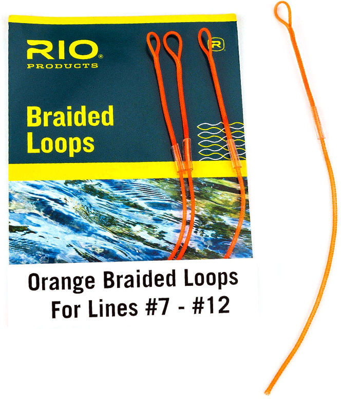 Соединительные петли Rio Braided Loops Large Orange (упаковка - 4шт)