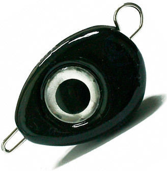 Груз крашеный Мормыш разборная чебурашка Сапог 10 г (упаковка - 10 шт) 04 черный