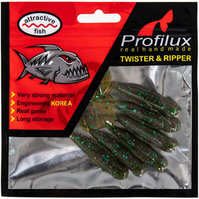 Твистер ПрофиЛюкс Fiy Twist RY-27 (7.5см) D057 (упаковка - 6шт)
