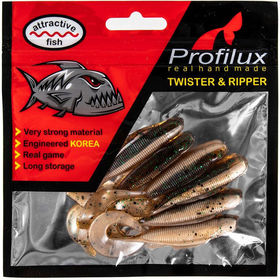 Твистер ПрофиЛюкс Fiy Twist RY-27 (7.5см) S020 (упаковка - 6шт)