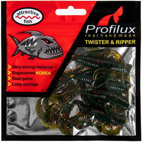 Твистер ПрофиЛюкс Тритон (10см) D050 (упаковка - 4шт)
