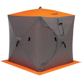 Палатка зимняя Helios Куб orange lumi/grey