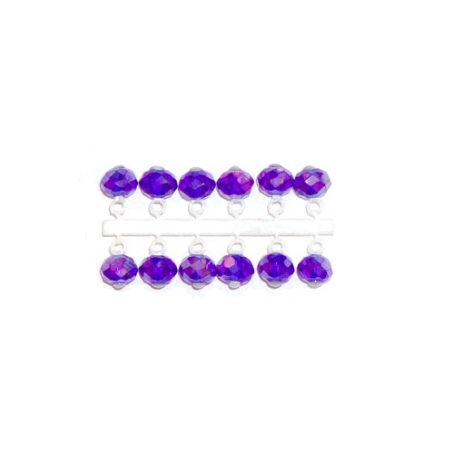 Подвес-серьга Микро-Бис Кристалл К (4.2мм) фиолетовый ирис (12шт)