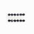 Подвес-серьга Микро-Бис Кристалл К (4.2мм) черный гематит (12шт)