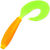 Силиконовая приманка Milmax Головастик 3 (6.5см) 015 морковка (упаковка - 10шт)