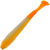 Силиконовая приманка Milmax Пескарь (7.5см) 018 серебро/оранжевый хвост (упаковка - 7шт)