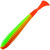 Силиконовая приманка Milmax Пескарь (7.5см) 020 зелень/красный хвост (упаковка - 7шт)