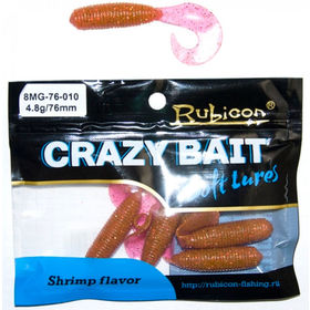 Силиконовая приманка Rubicon Crazy Bait MG (7.6см) 010 (упаковка - 6шт)