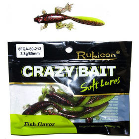 Силиконовая приманка съедобная Rubicon Crazy Bait FGA (8см) 213 (упаковка - 6шт)