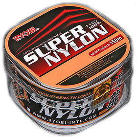 Лескa Ryobi Super Nylon Brown 150м 0.148мм (коричневая)