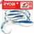 Риппер-твистер Ryobi Fantail (5.1 см) CN005 blue boy (упаковка - 8 шт)