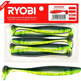 Риппер Ryobi Minnow (7.6 см) CN012 fresh kiwi (упаковка - 5 шт)